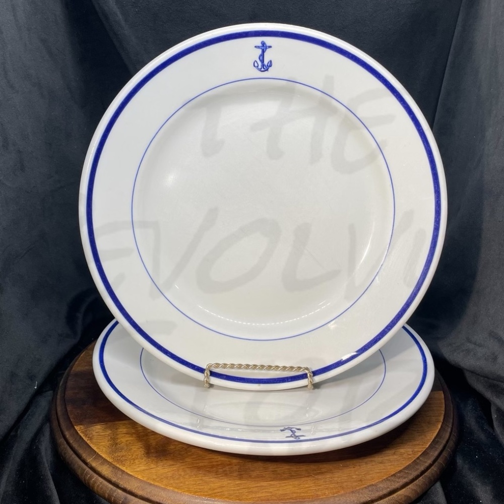 Vintage U.S. Navy 9.5” Dinner Plate